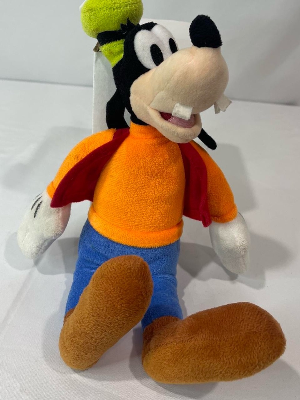 Disney Goofy Plush Dog Toy - Orange, Blue & Brown